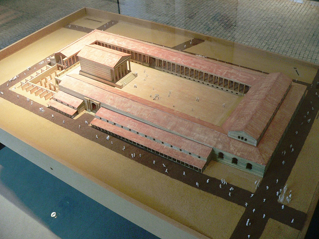 Maquette du Forum de Lutce