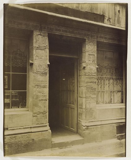 Maison de Nicolas Flamel -Eugne Atget - CC0 10 DEED