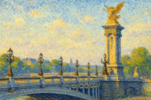 Pont Alexandre III - Paris - Version Readingsphere.com (Image générée par l'IA)