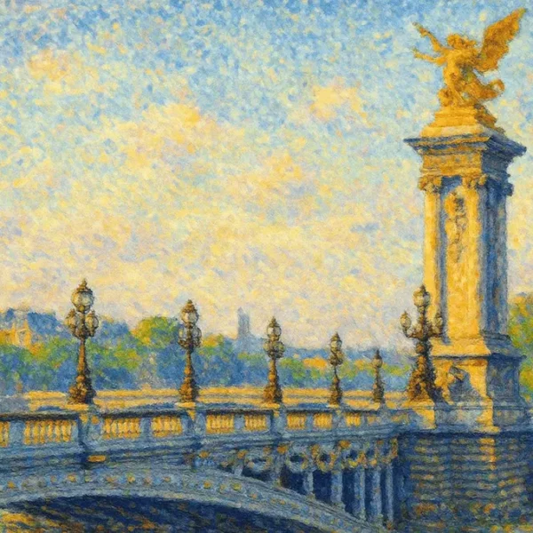 Pont Alexandre III - Paris - Version Readingsphere.com (Image générée par l'IA)