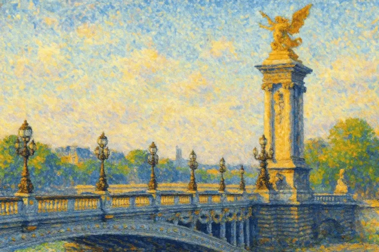 Pont Alexandre III - Paris - Version Readingsphere.com (Image générée par l'IA)