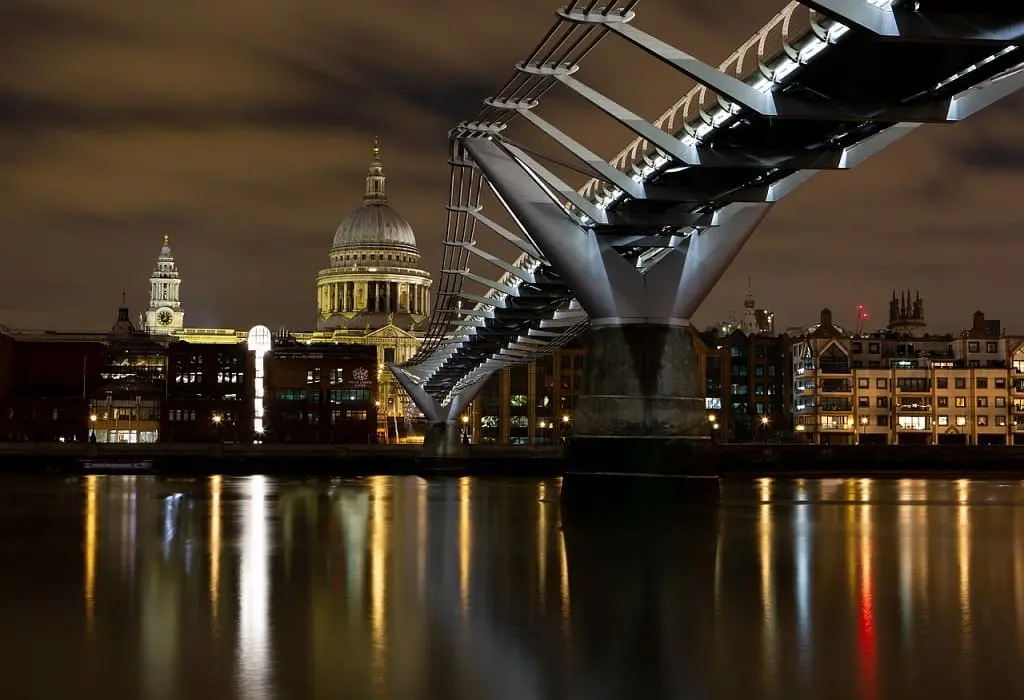 Millennium Bridge - Cathdrale St Paul - Pixabay