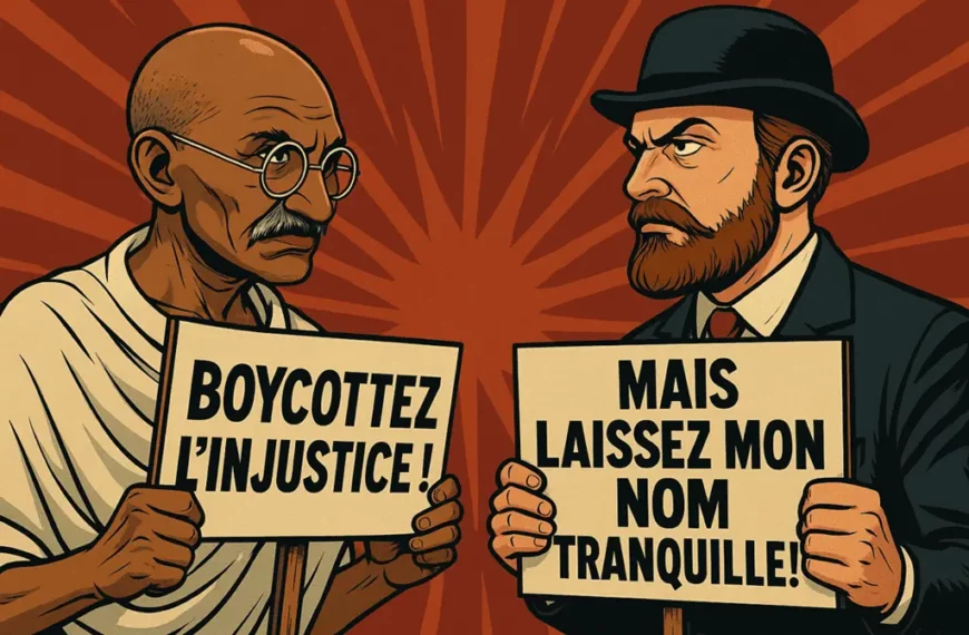 Origine du verbe Boycotter - Version Readingsphere.com (image générée par l'IA)