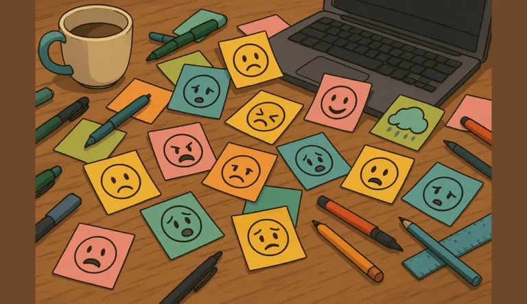 Illustration du Check in Emotionnel - Version Readinsphere.com (image générée par l'IA)
