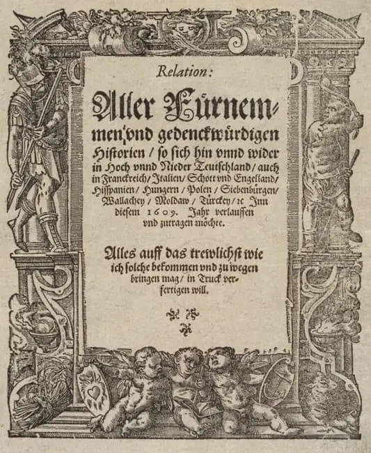 Relation Aller Fuernemmen und Gedenckwuerdigen Historien - Wikimedia Commons - Public Domain