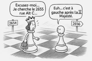Codes Unicode des pièces d'Echecs - Version Readingsphere.com (image générée par l'IA)