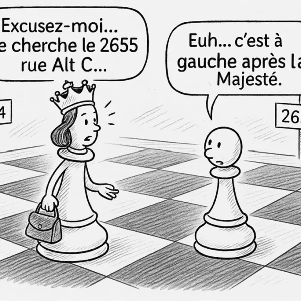 Codes Unicode des pièces d'Echecs - Version Readingsphere.com (image générée par l'IA)