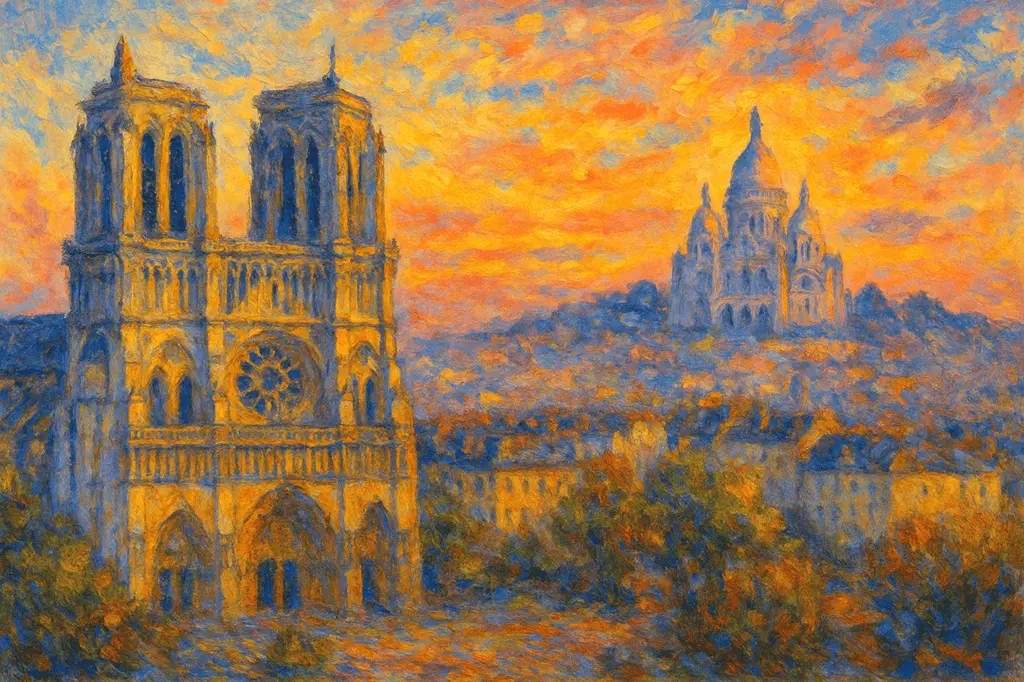 Différénce entre Eglise Cathédrale Basilique - Version Readingsphere.com (image générée par l'IA)