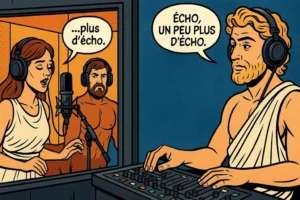 Le Mythe d'Echo - Version Readingsphere.com (image générée par l'IA)
