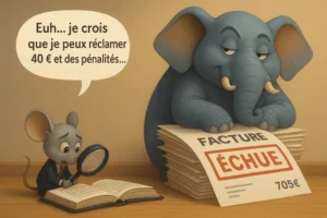Comment calculer les pénalités de retard de paiement entre professionnels - Version Readingsphere.com (image générée par l'IA)