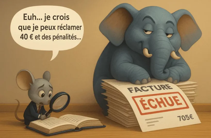 Comment calculer les pénalités de retard de paiement entre professionnels - Version Readingsphere.com (image générée par l'IA)