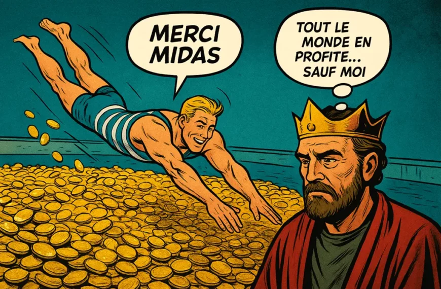 Le mot Pactole - Version Readingsphere.com (image générée par l'IA)
