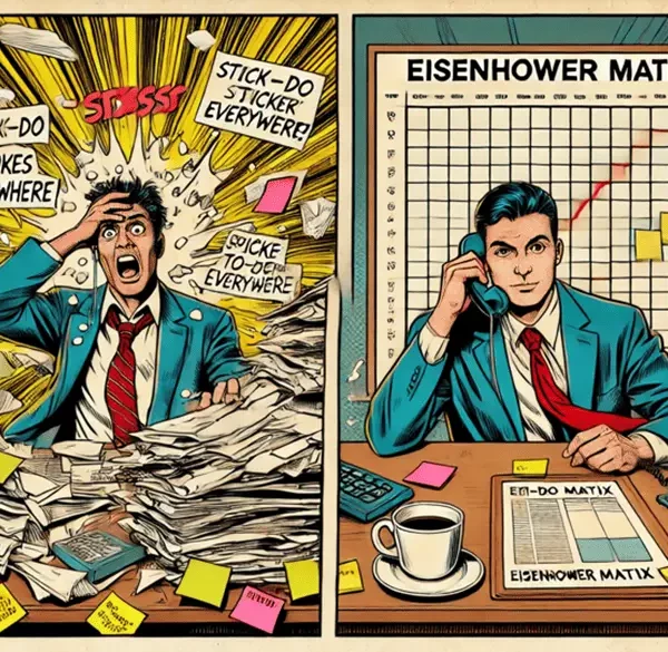 La Matrice d'Eisenhower - Version Readingsphere.com (image générée par l'IA)