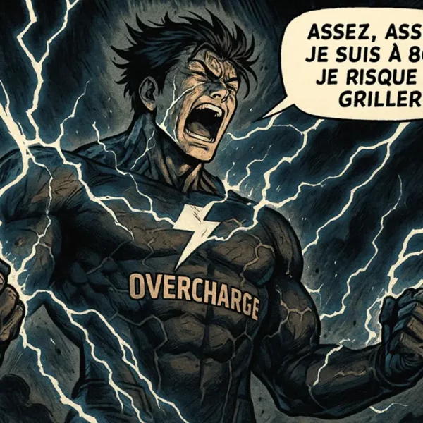 Pourquoi à 80% pour une charge rapide - Version Readingsphere.com (image générée par l'IA)