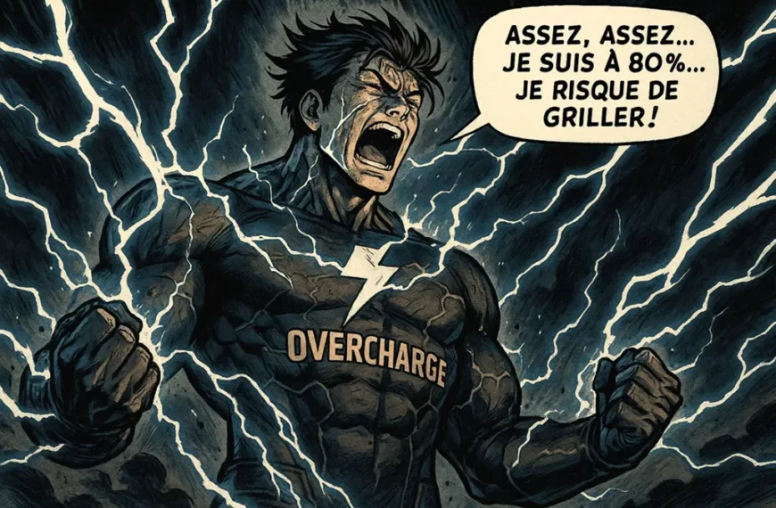 Pourquoi à 80% pour une charge rapide - Version Readingsphere.com (image générée par l'IA)